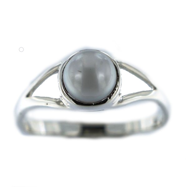 Sølv ringe med perler