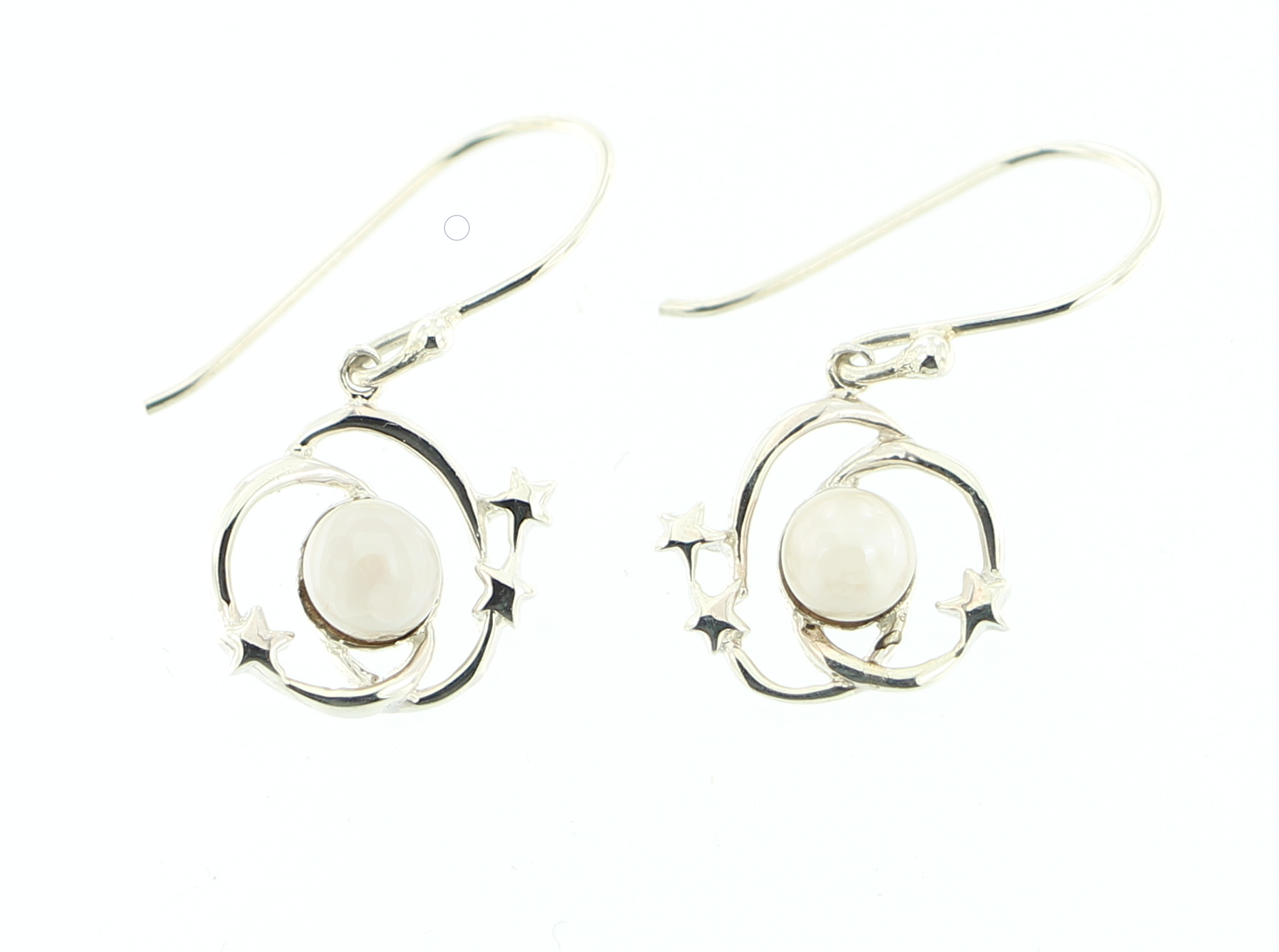 Slv reringe med Perler