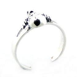 "Maria" Baby Skildpadde  Brne/T Slv Ring 