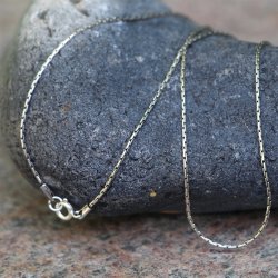 Ozideret Slv Halskde 65cm x 1,2mm