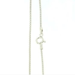 Popcorn Slv Halskde 46cm x 1,5mm