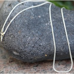 Popcorn Slv Halskde 46cm x 1,5mm