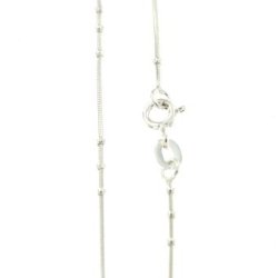 Slange Slv Halskde 45cm x 1mm