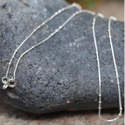 Slange Slv Halskde 45cm x 1mm