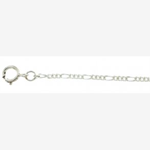 Figaro Slv Halskde 45cm x 1mm