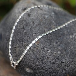 Slv Halskde 45cm x 2mm