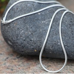 Slange Slv Halskde 60cm x 2,4mm