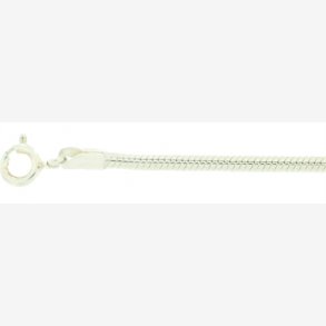 Slange Slv Halskde 76cm x 2mm