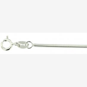 Slange Slv Halskde  Diameter 1,3mm Lngde Fra 45-50cm