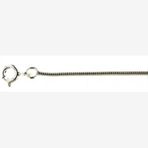 Slange Slv Halskde  Diameter 1,2mm Lngde Fra 45-60cm