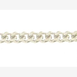 Facet Slebet Panser Slv Halskde Diameter 2,1mm Lngde 45-60cm