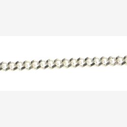 Facet Slebet Panser Slv Halskde Diameter 1,2mm Lngde 45-60cm