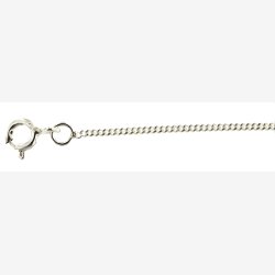 Facet Slebet Panser Slv Halskde Diameter 1,2mm Lngde 45-60cm