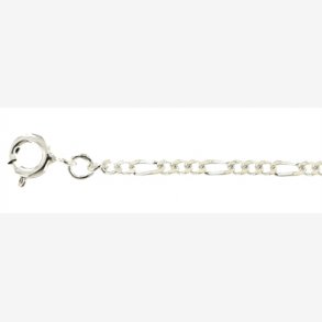 Figaro Slv Halskde Diameter 2,1mm Lngde 45-60cm