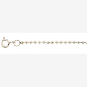 Kugle Slv Halskde 45cm x 1,5mm