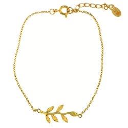 "Lola"Guld belagt Slv Armbnd 