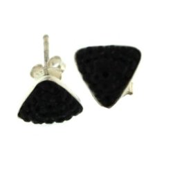 "Belle" Slv reringe med sm Krystaller