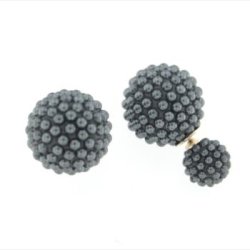 "Emma" Slv reringe med imiteret Perler