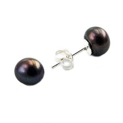 "Faye" Slv reringe med 1 Ferskvands perle